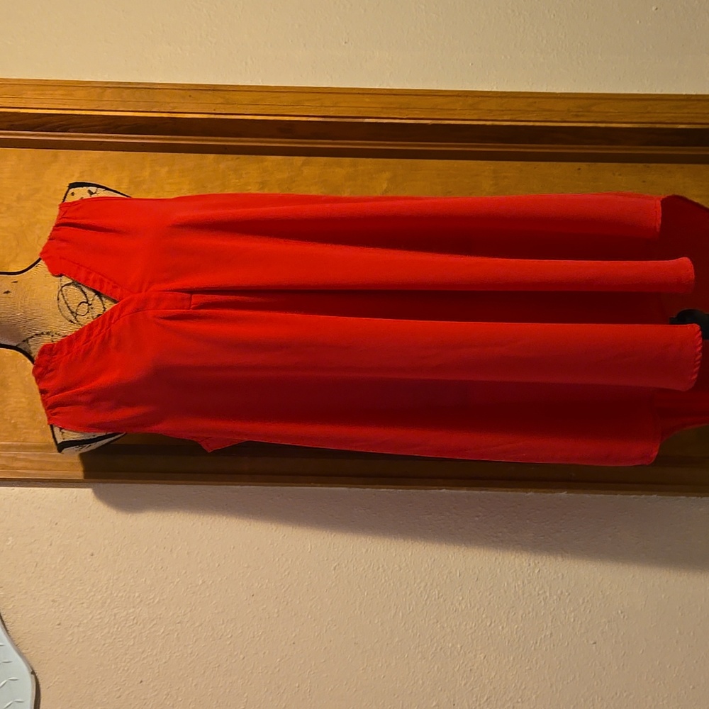 Lush Red High Low Dress